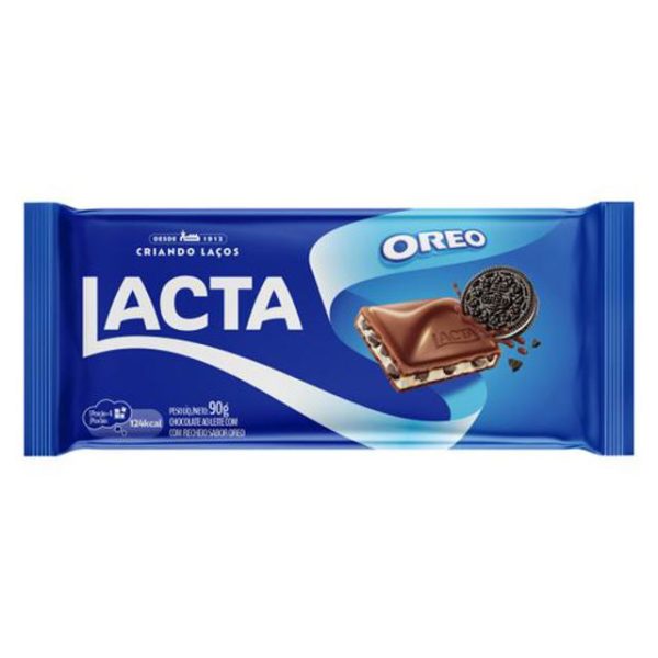 Chocolate Lacta ao Leite Recheio de Oreo 90G