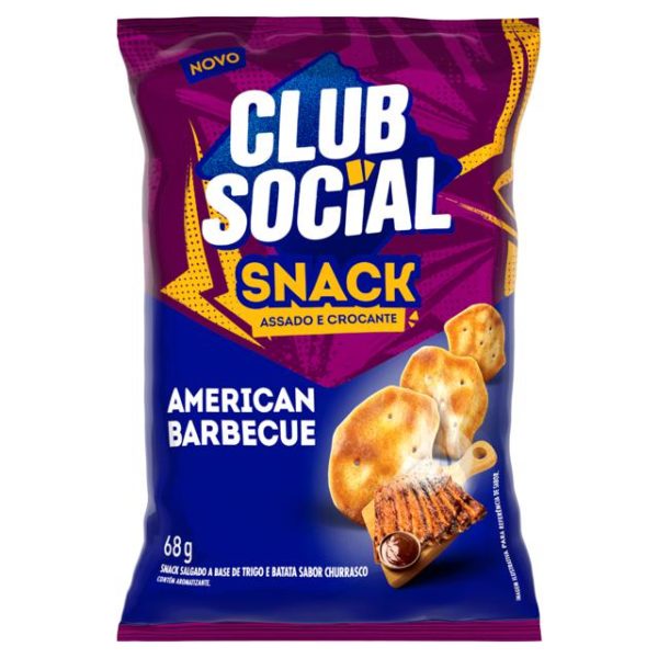 Salgadinho Club Social Barbecue 68G