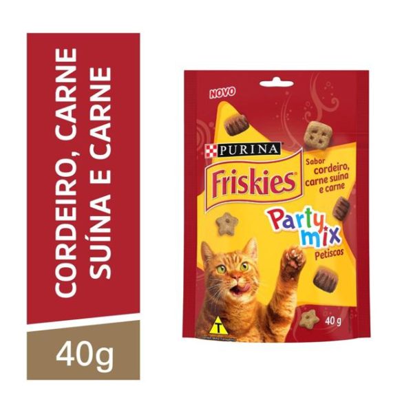 Petisco Friskies Carne Gatos 40G