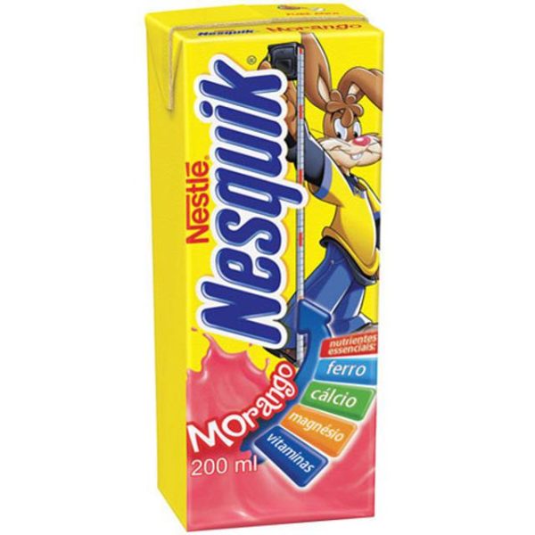 Bebida Láctea Nesquik Morango 180ML