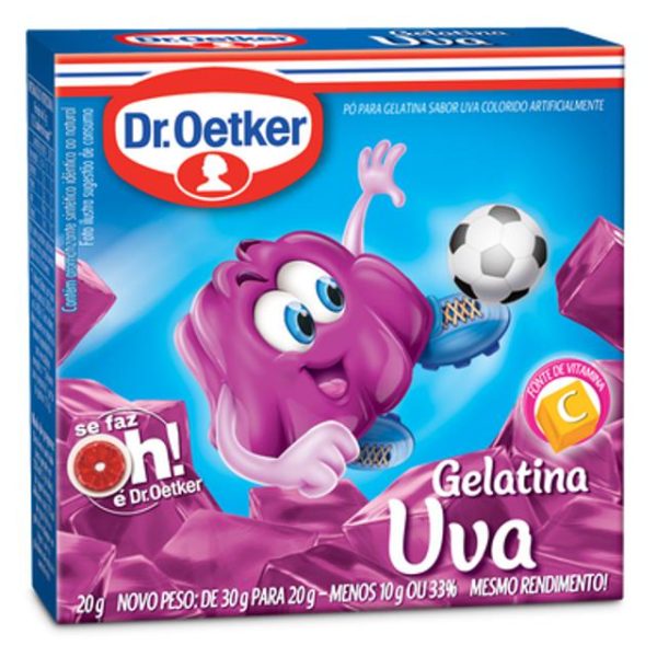 Gelatina Dr.Oetker Sabor Uva 20G