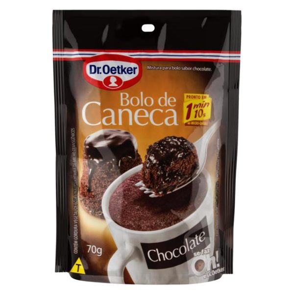 Mistura para Bolo de Caneca Chocolate Dr.Oetker Sachê 70G