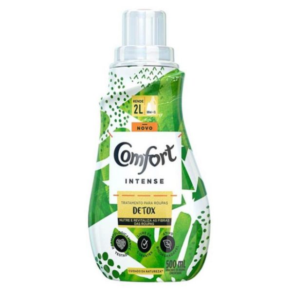 Amaciante de Roupas Concentrado Comfort Detox 500ML