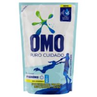 Lava Roupas Líquido Omo Puro Cuidado Peles Delicadas Hipoalergênico 900ML