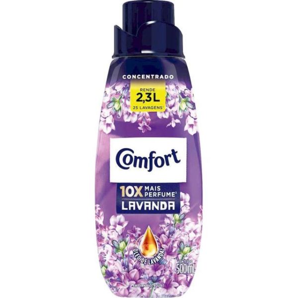Amaciante de Roupas Concentrado Comfort Lavanda 500ML