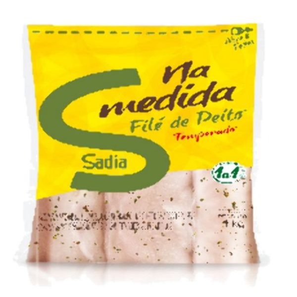Filé de Peito de Frango Temperado Sadia 1KG