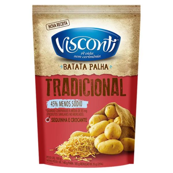 Batata Palha Visconti Tradicional 105G