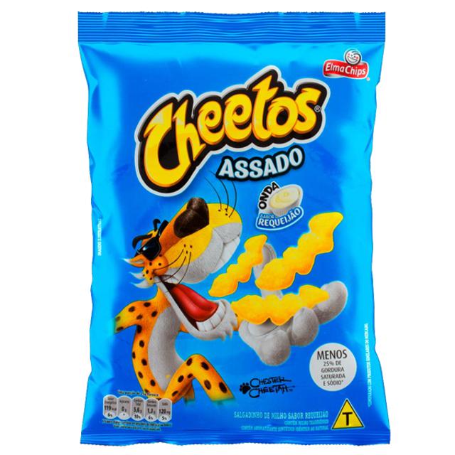 Biscoito Elma Chips: Cheetos Onda Requeijão - 40 Uni. De 20g