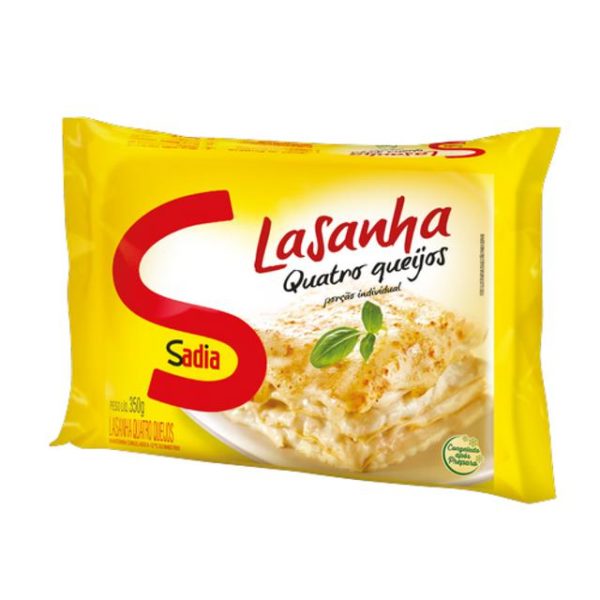 Lasanha 4 Queijos Sadia 350G