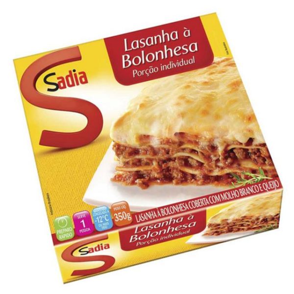 Lasanha Bolonhesa Sadia 350G