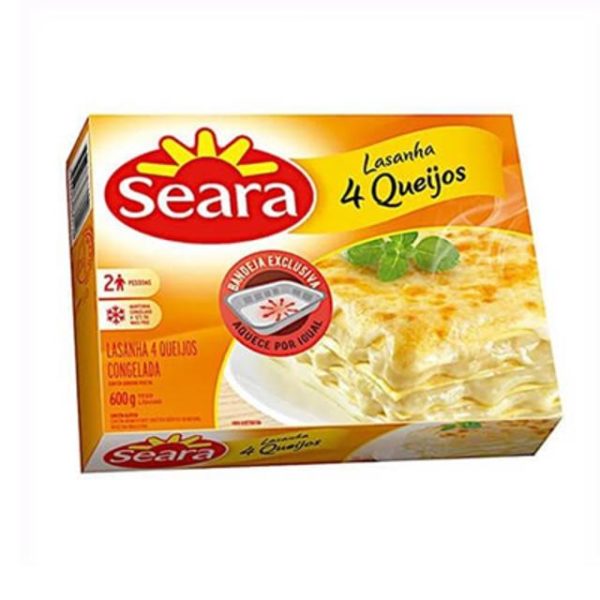 Lasanha 4 Queijos Seara 600G