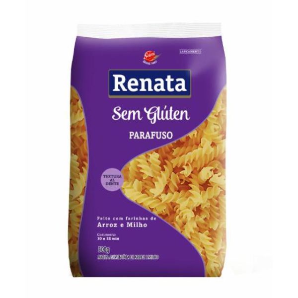 Macarrão Parafuso Renata sem Glúten 500G