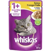 Ração Úmida Whiskas Sachê Sabor Frango ao Molho 85G
