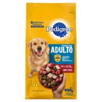 Ração Pedigree para Cães Adultos Sabor Carne, Frango e Cereais 900G