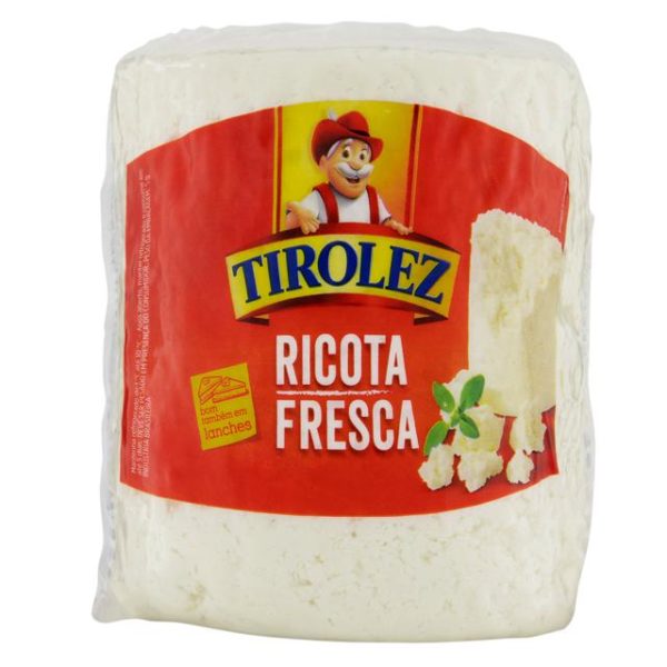 Queijo Ricota Fresco Tirolez 500G