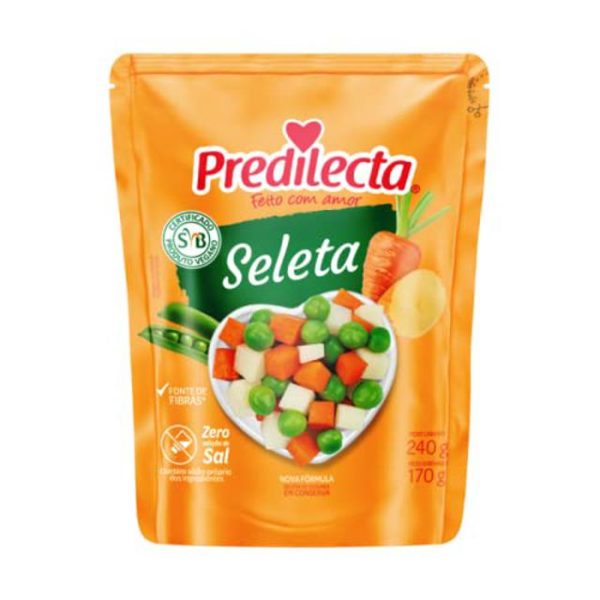 Seleta de Legumes em Conserva Predilecta Sachê 170G