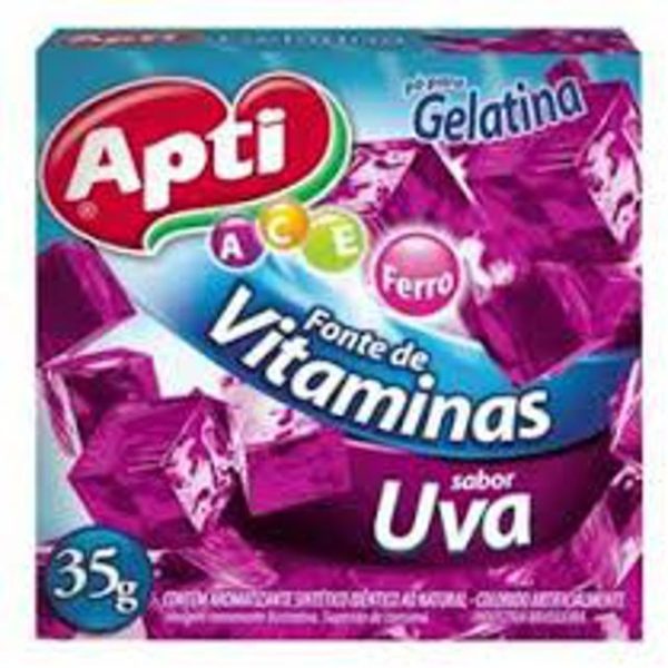 Gelatina Apti Sabor Uva 20G