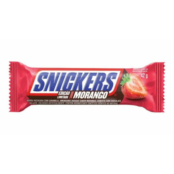 Chocolate Snickers Sabor Morango 42G