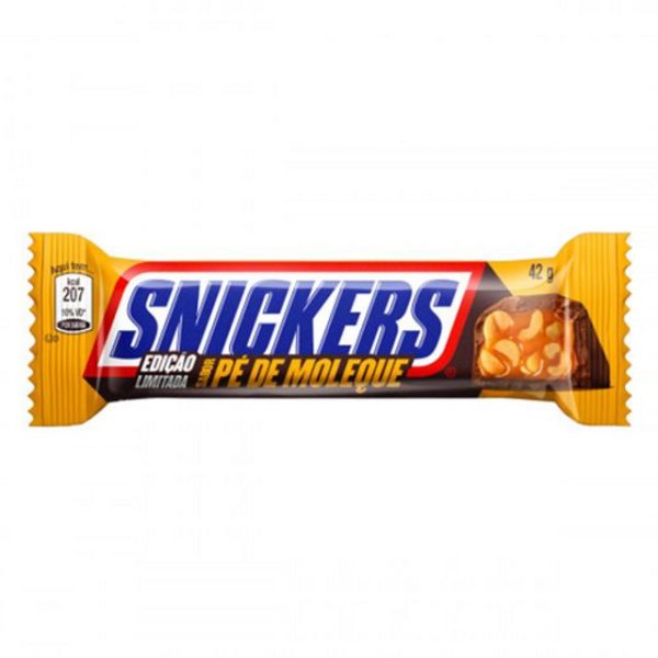 Chocolate Snickers Sabor Pé de Moleque 42G