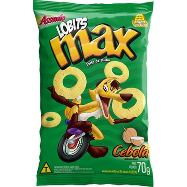 Salgadinho Lobits Sabor Cebola 70G