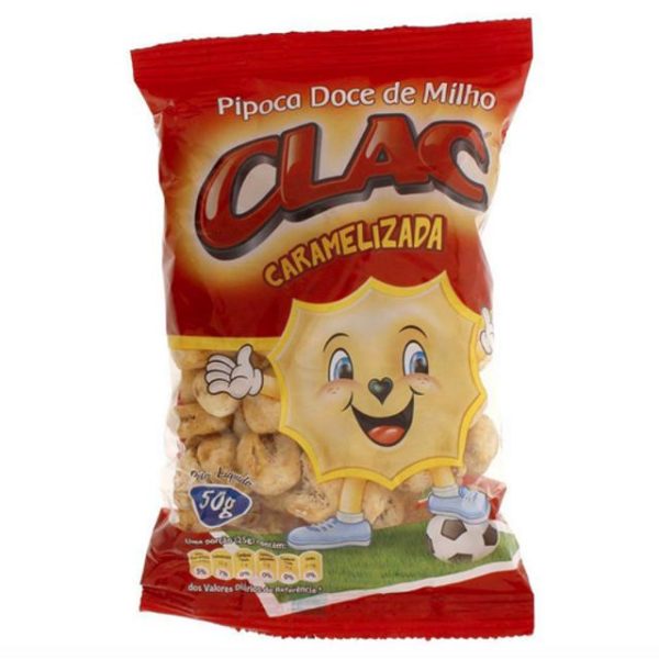 Pipoca Doce Caramelizada Clac 50G