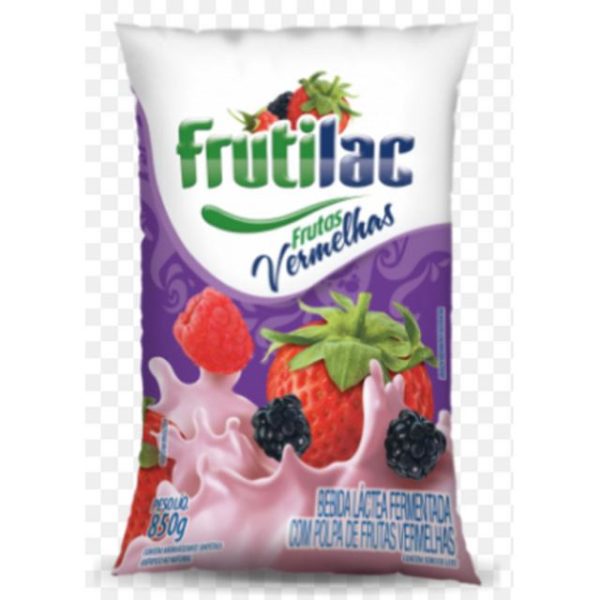 Bebida Láctea Fermentada Frutilac Sabor Frutas Vermelhas 800G