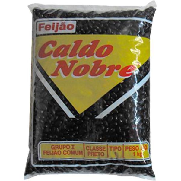 Feijão Preto Caldo Nobre 1KG