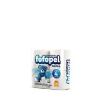 Papel Higiênico Fofopel Folha Simples Pacote com 4 Rolos