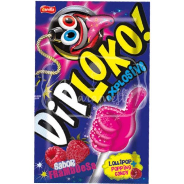 Pirulito Diploko Boom Like Sabor Morango