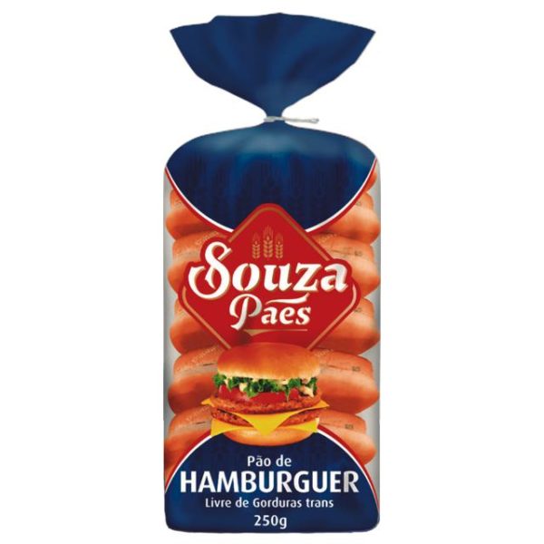 Pão de Hamburguer sem Gergelim Souza Pães  250G