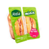 Ateliê Mini Sanduíche de Peito de Peru 130G