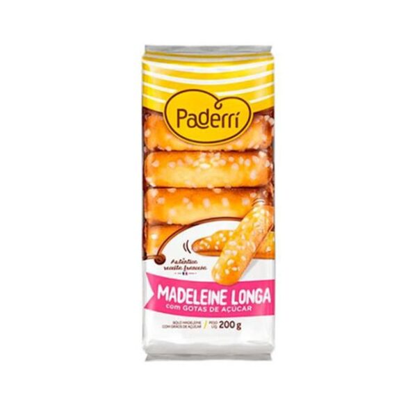 Paderrí Madeleine Longa com Gotas de Açúcar 200G