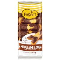 Paderrí Bolo Madeleine Sabor Chocolate 200G